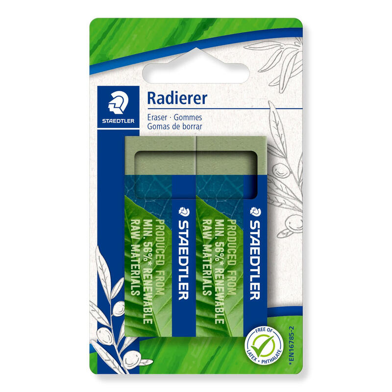 staedtler-526-80bk2-goma-verde-2-piezas