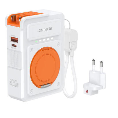 4smarts-541384-bateria-externa-polimero-de-litio-10000-mah-cargador-inalambrico-naranja-blanco