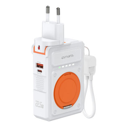 4smarts-541384-bateria-externa-polimero-de-litio-10000-mah-cargador-inalambrico-naranja-blanco