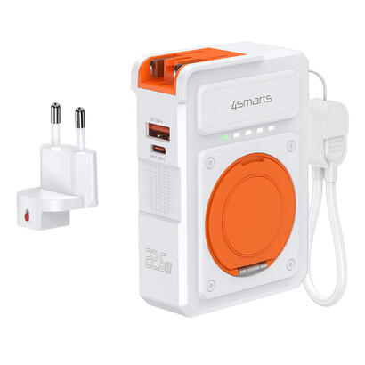 4smarts-541384-bateria-externa-polimero-de-litio-10000-mah-cargador-inalambrico-naranja-blanco