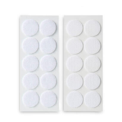 discos-adhesivos-de-cierre-de-gancho-y-bucle-o20-mm-blanco