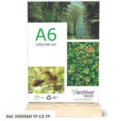 archivo-2000-expositor-de-sobremesa-sostenible-doble-cara-a6-vertical-metacrilato-con-base-de-madera