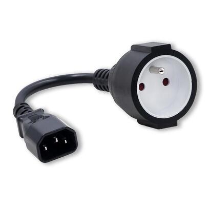 qoltec-53907-adapter-iec-320-c14-french-015m