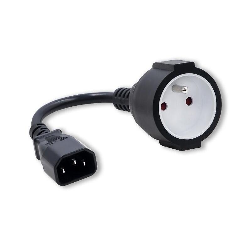 qoltec-53907-adapter-iec-320-c14-french-015m