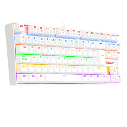 redragon-kumara-2-teclado-mecanico-gaming-rainbow-espanol-blanco