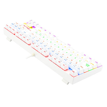 redragon-kumara-2-teclado-mecanico-gaming-rainbow-espanol-blanco