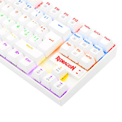 redragon-kumara-2-teclado-mecanico-gaming-rainbow-espanol-blanco