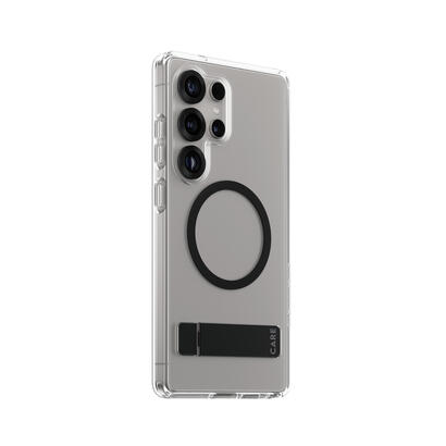 care-feature-case-clear-w-kickstand-qi-galaxy-s25-ultra