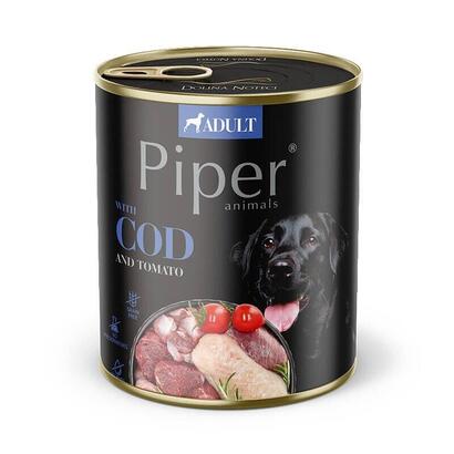 dolina-noteci-piper-with-cod-wet-dog-food-800-g