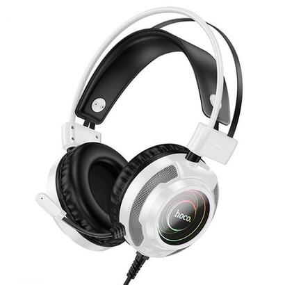 auriculares-hoco-w110-resource-para-juegos-con-cable-usb-jack-35-in-ear-blanco