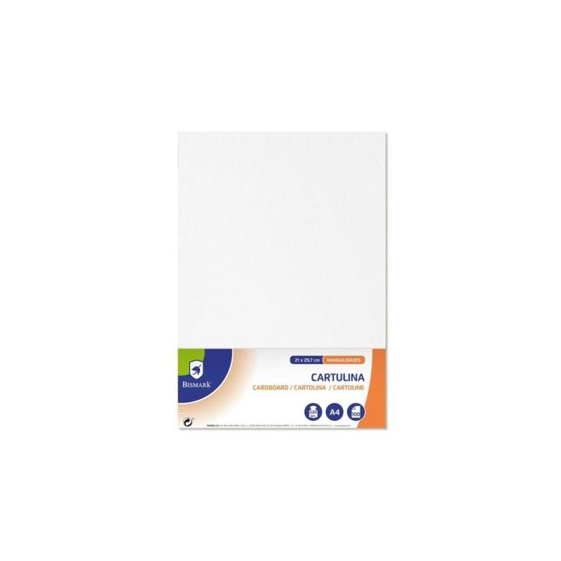 bismark-pack-de-100-cartulinas-220-a4-blanco