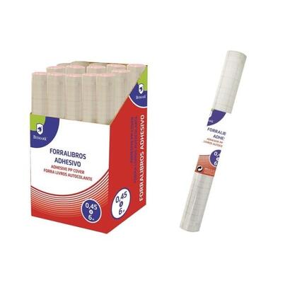 bismark-rollo-de-polipropileno-6x045m-autoadhesivo-cuadricula-de-precision-transparente