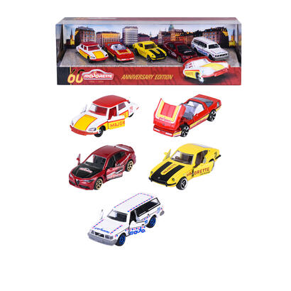 majorette-anniversary-edition-set-de-regalo-con-5-modelos-de-coches-y-vehiculo-de-juguete