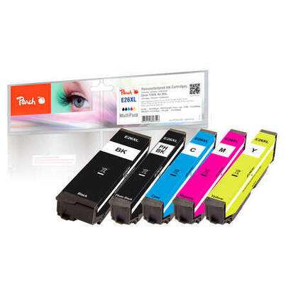 tinta-peach-epson-no26xl-t2636-multipack-bkpbkcmy-remanufactured