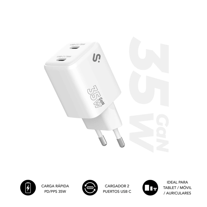 cargador-paredviaje-usb-c-usb-c-gan-35w-pd-blanco-subblim-cargador-subblim-gan-35w-doble-usb-c