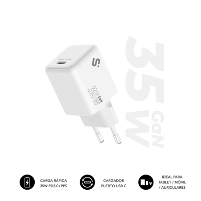 cargador-paredviaje-usb-c-gan-35w-pd-blanco-subblim-cargador-subblim-gan-35w-usb-c