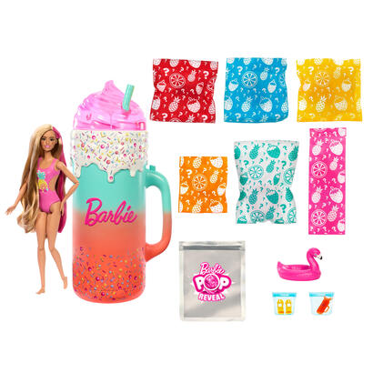 muneca-mattel-barbie-pop-set-de-regalo-reveal-fruit-series-batido-tropical