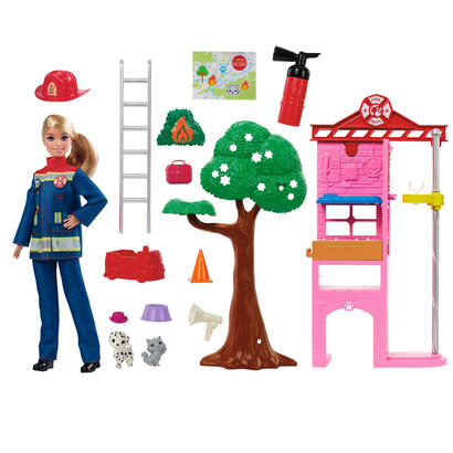muneca-bombera-estacion-de-bomberos-barbie