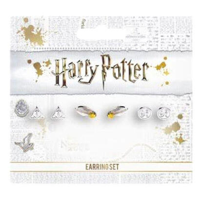 set-pendientes-deathly-hallows-golden-snitch-platform-harry-potter