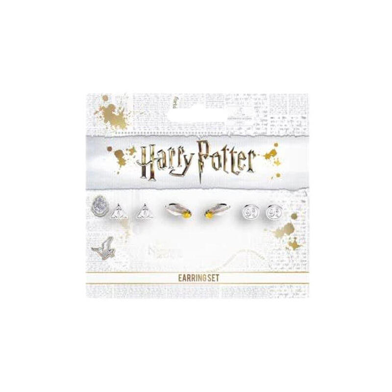 set-pendientes-deathly-hallows-golden-snitch-platform-harry-potter