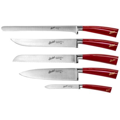 berkel-elegance-red-chef-knife-set-5-pcs