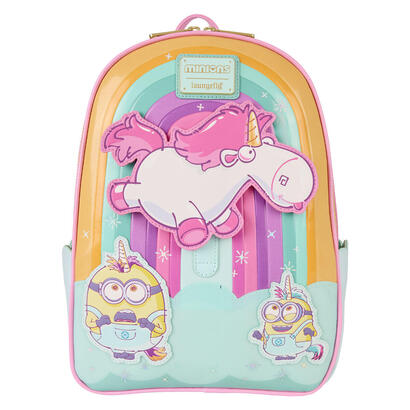 mochila-fluffy-unicorn-minions-loungefly-30cm