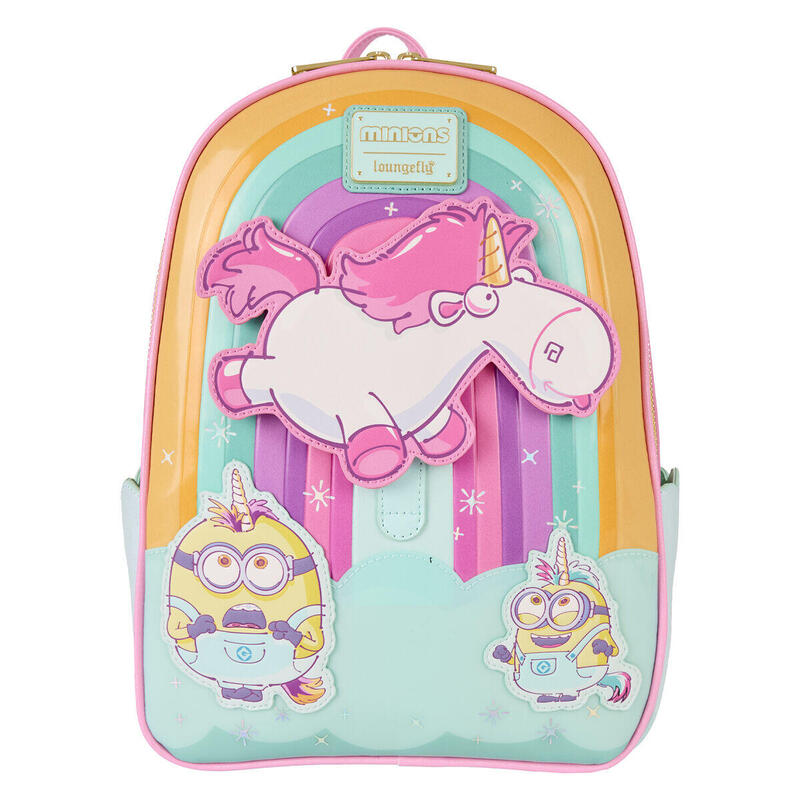 mochila-fluffy-unicorn-minions-loungefly-30cm