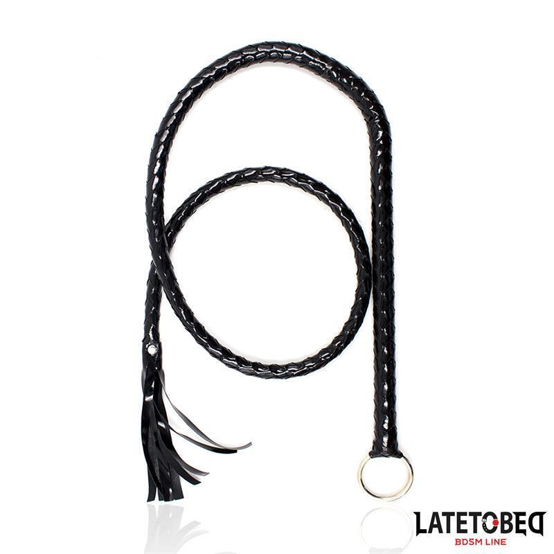 latigo-negro-brillante-138cm