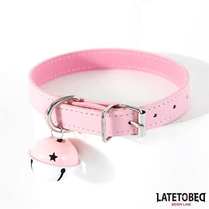 collar-con-cascabel-ajustable-rosa