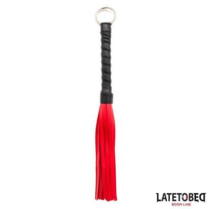 flogger-mini-rojo-y-negro-28cm
