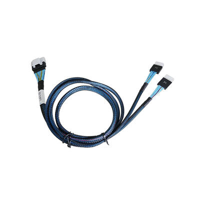 areca-slimsas-x8-str-sff8654-auf-2x-oculink-x4-str-sff8611-75cm