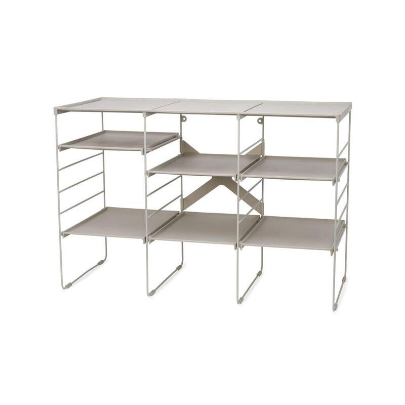 joseph-joseph-level-plus-large-adjustable-ecru-shoe-rack