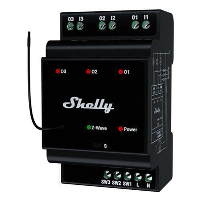shelly-wave-pro-3-alimentacion-del-rele-negro
