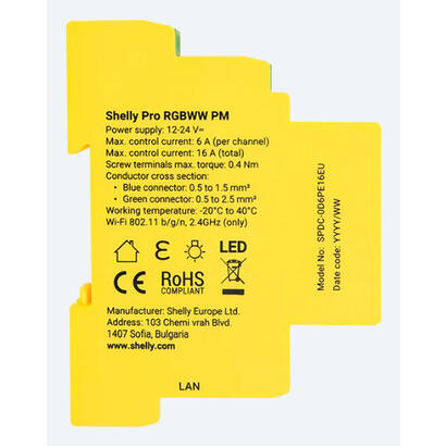 shelly-pro-rgbww-pm-inalambrico-amarillo