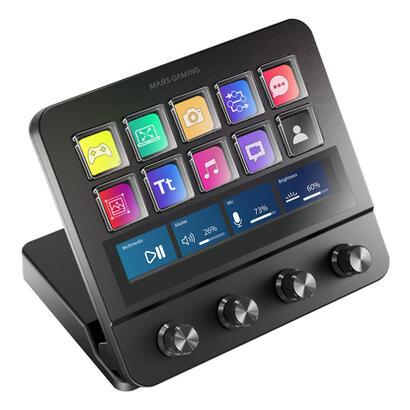 plataforma-de-control-msd-pro-negro-mars-gaming-10-teclas-lcd-y-4-diales-personalizables-hub-usb-2x-usb-30-1x-usb-c-y-base-ajust