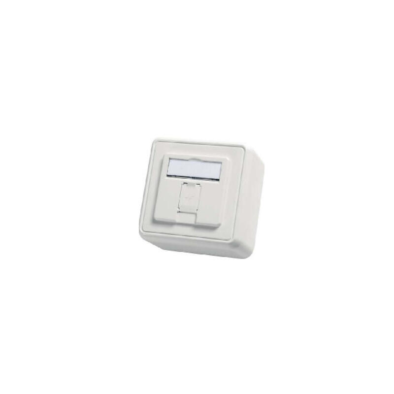 telegartner-modul-aufnahme-ap-80x80-1-fach-alpinblanco