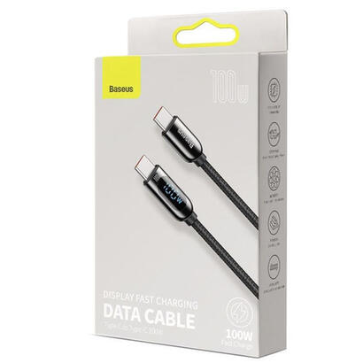 baseus-display-usb-c-do-usb-c-power-delivery-100w-1m-negro