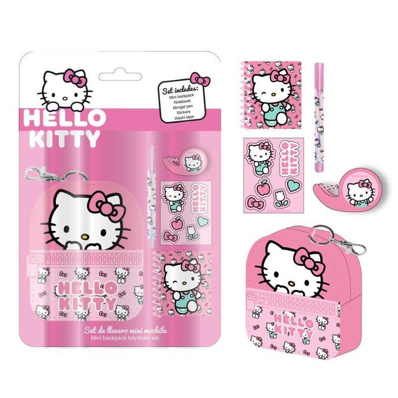 set-papeleria-mini-mochila-hello-kitty