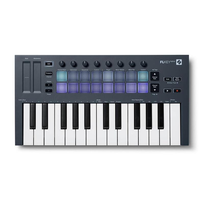 novation-flkey-mini-teclado-midi-dedicado-al-software-fl-studio-25-teclas