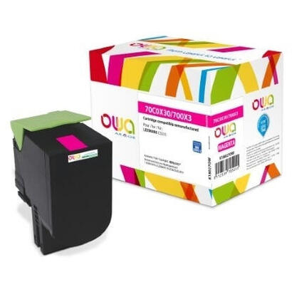 toner-owa-compatible-con-lexmark-70c0x30-magenta-4000-s