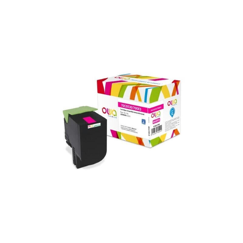 toner-owa-compatible-con-lexmark-70c0x30-magenta-4000-s