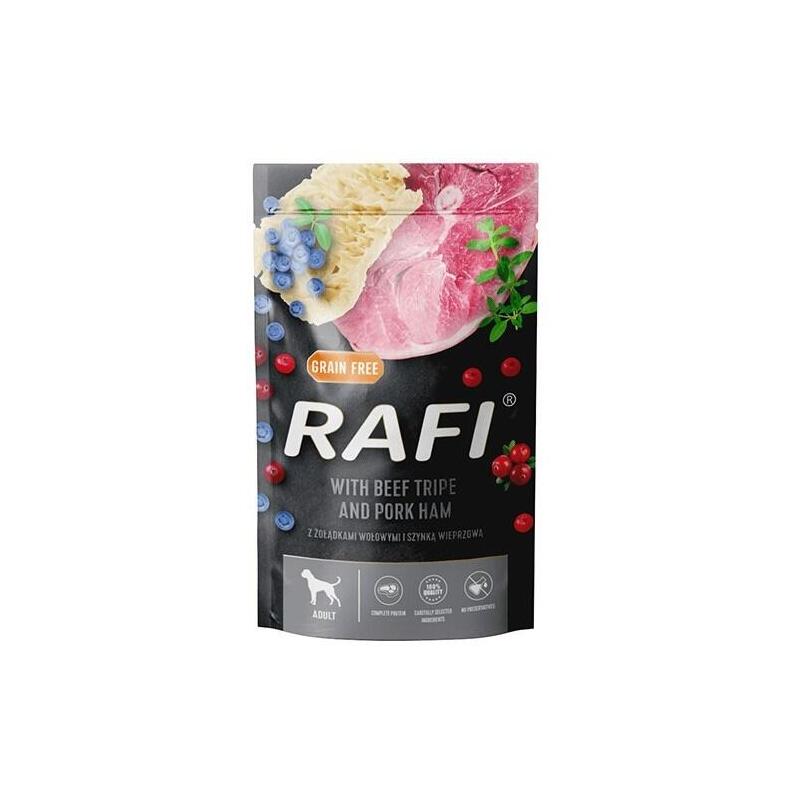 dolina-noteci-rafi-estomago-de-ternera-jamon-arandanos-comida-humeda-para-perros-500g