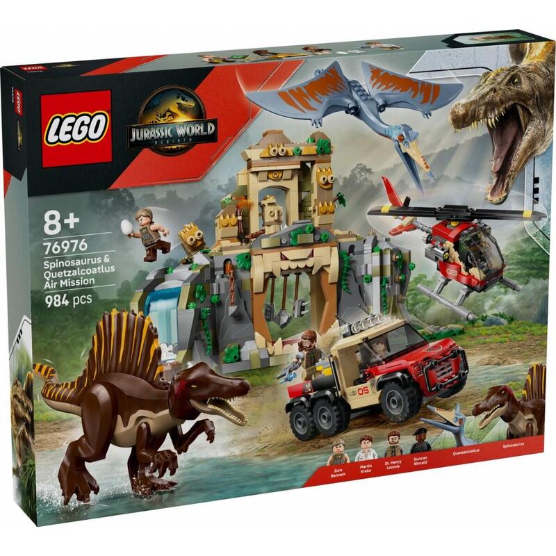 klocki-jurassic-world-76976-powietrzna-misja-z-kecalkoatlem-i-spinozaurem