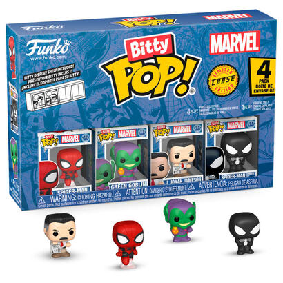 blister-4-figuras-bitty-pop-marvel-spider-man