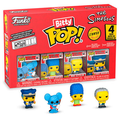 blister-4-figuras-bitty-pop-los-simpsons-itchy