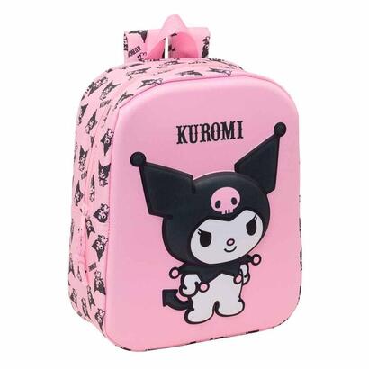 mochila-3d-kuromi-hello-kitty-27cm