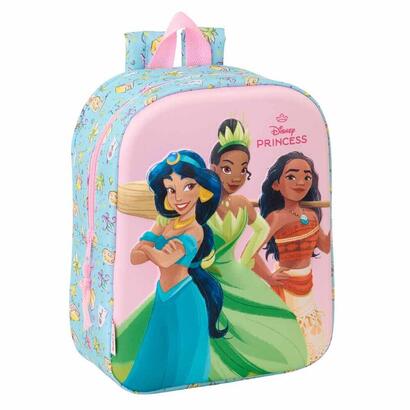 mochila-3d-princesas-disney-27cm