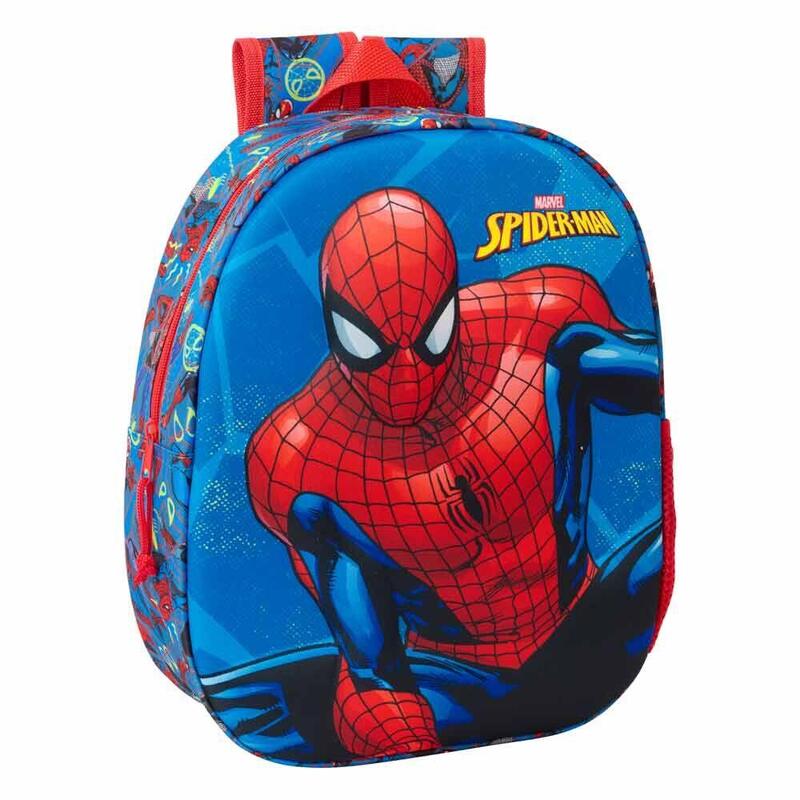mochila-3d-spiderman-disney-33cm mochila-3d-spiderman-disney-33cm