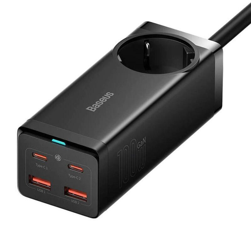 ladowarka-sieciowa-listwa-zasilajaca-baseus-gan3-pro-2x-usb-2xusb-c-ac-100w-czarna ladowarka-sieciowa-listwa-zasilajaca-baseus-gan3-pro-2x-usb-2xusb-c-ac-100w-czarna