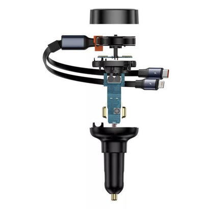 ladowarka-samochodowa-baseus-enjoyment-usb-z-kablem-usb-c-i-lightning-60-w-czarna ladowarka-samochodowa-baseus-enjoyment-usb-z-kablem-usb-c-i-lightning-60-w-czarna